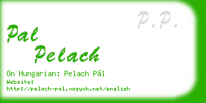 pal pelach business card